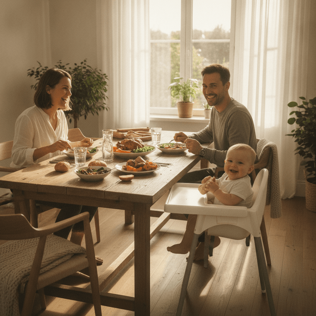 Gemeinsam am Tisch: Warum Familienmahlzeiten so wichtig sind